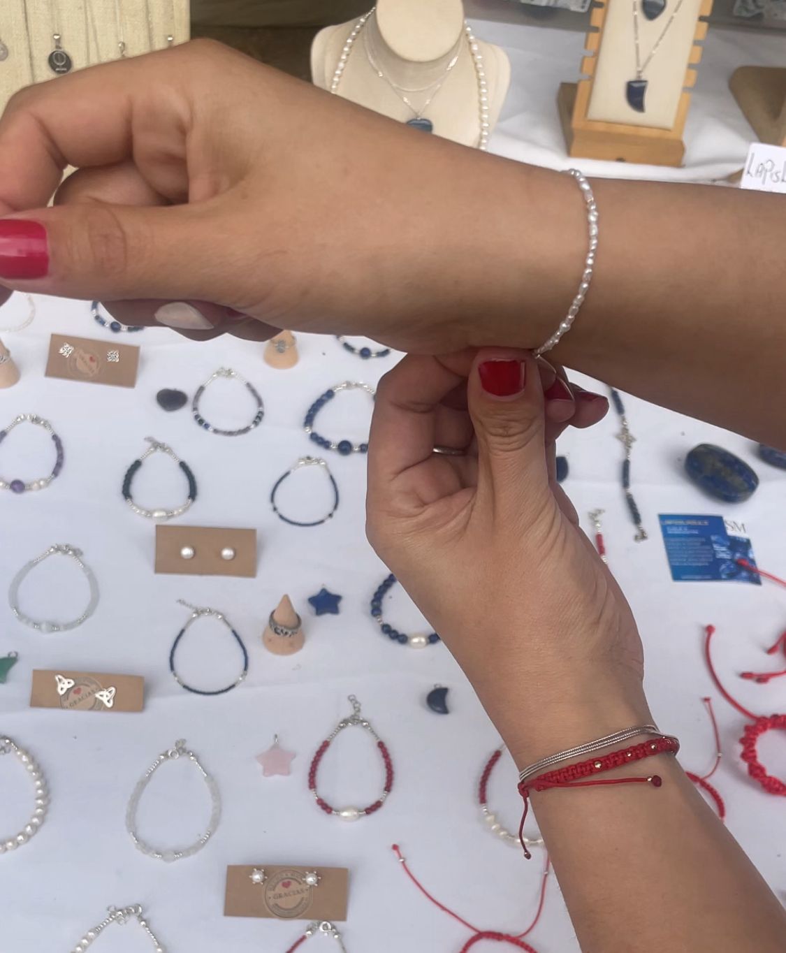 🌿Pulsera Perlas De Rio